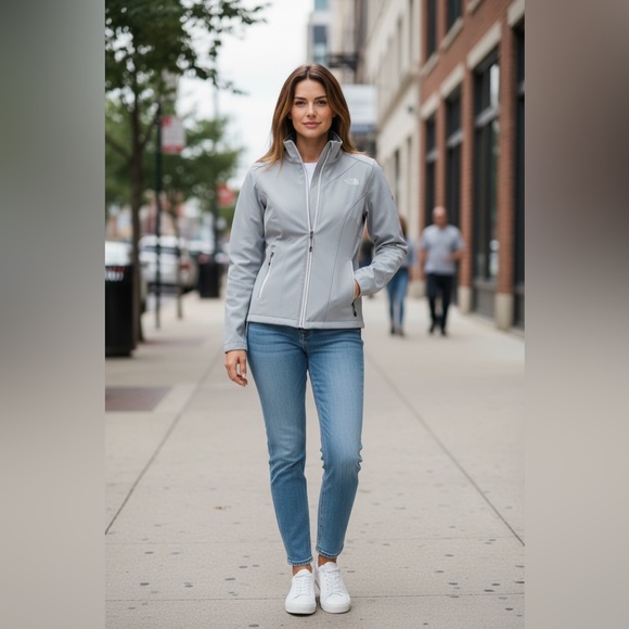 The North Face Women’s Grey Full Zip Jacket! XS! - Picture 10 of 10